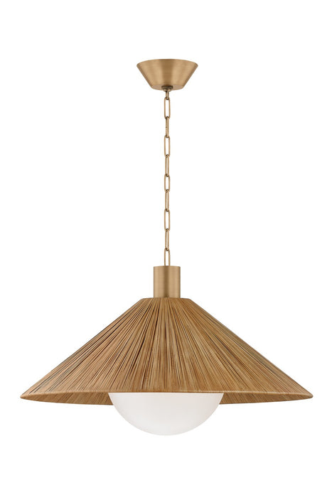 Troy Lighting F1432-PBR One Light Pendant, Patina Brass