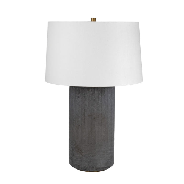 Troy Lighting PTL4429-PBR One Light Table Lamp, Patina Brass