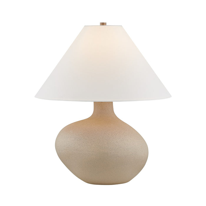 Troy Lighting PTL5825-PBR/COS One Light Table Lamp, Ceramic Rough Sand