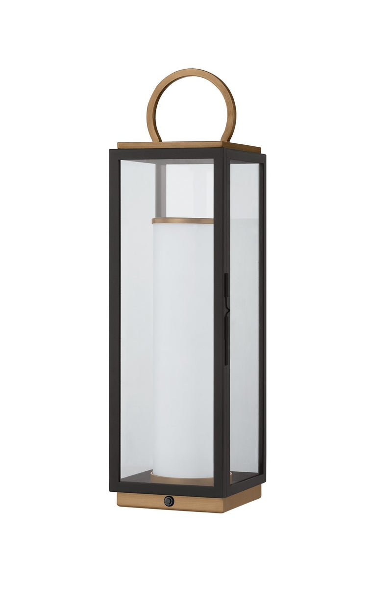 Troy Lighting RTL6723-PBR/TBK LED Table Lamp, Patina Brass/Textured Black