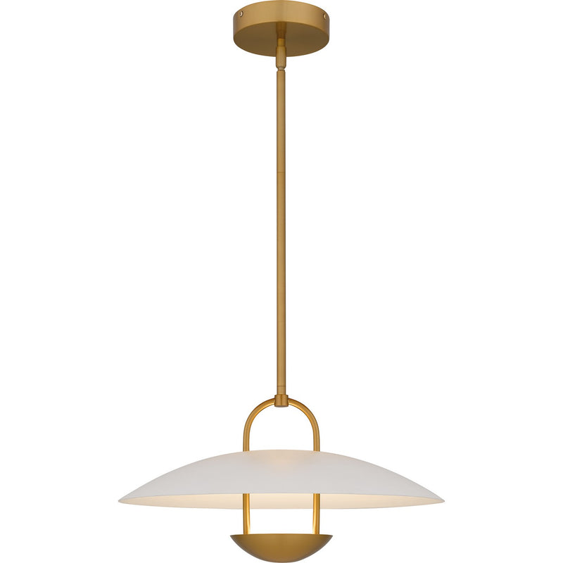 Quoizel BIN2818BRG LED Pendant, Brushed Gold