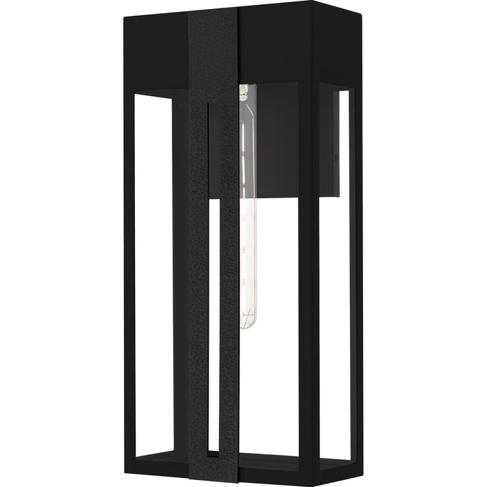 Quoizel BSW8409MBK One Light Outdoor Wall Lantern, Matte Black