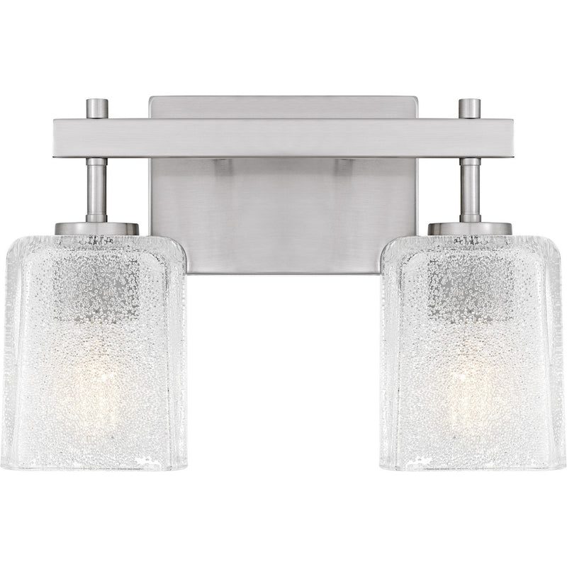 Quoizel BTH8613BN Two Light Bath, Brushed Nickel