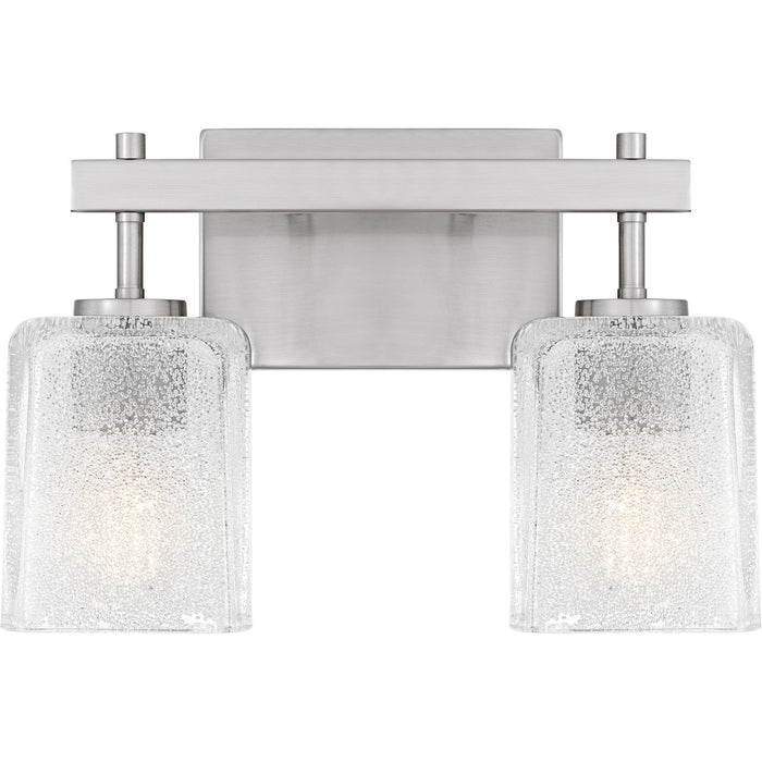 Quoizel BTH8613BN Two Light Bath, Brushed Nickel