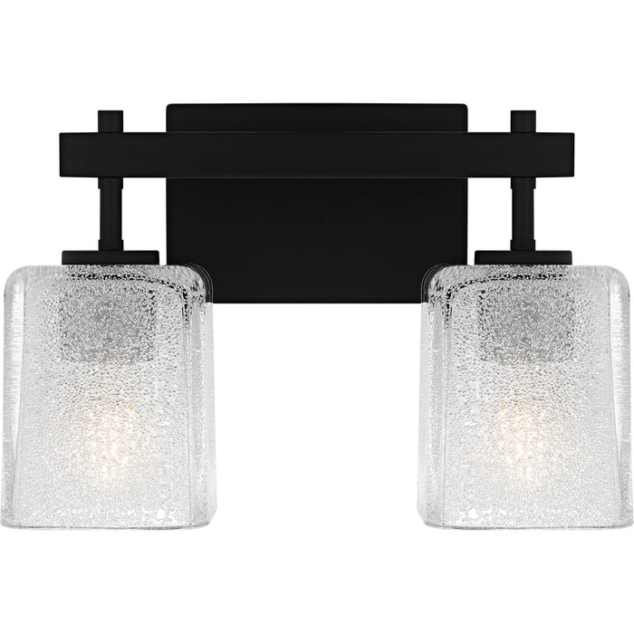 Quoizel BTH8613MBK Two Light Bath, Matte Black