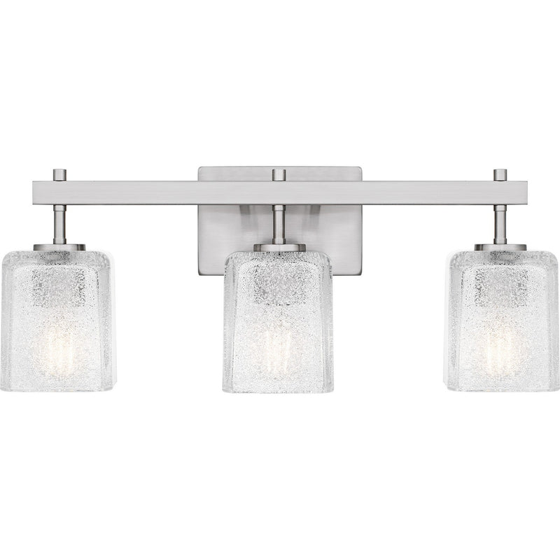 Quoizel BTH8622BN Three Light Bath, Brushed Nickel