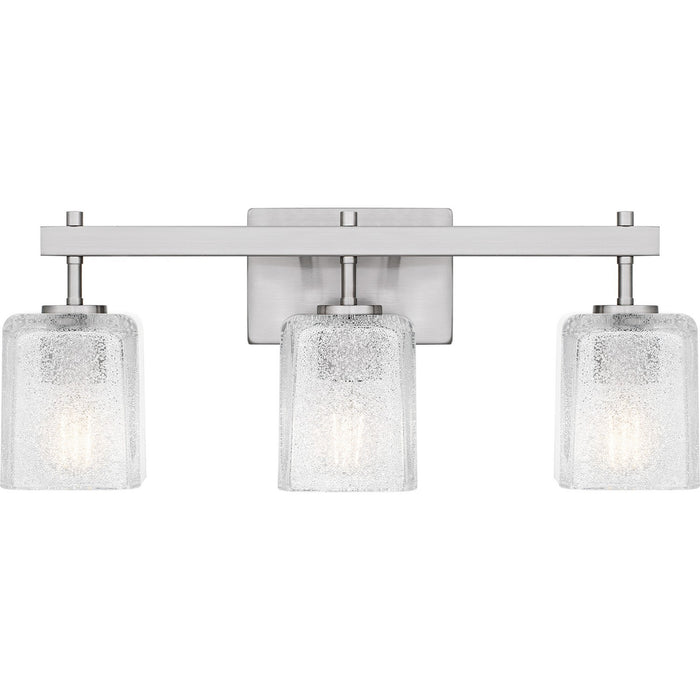Quoizel BTH8622BN Three Light Bath, Brushed Nickel