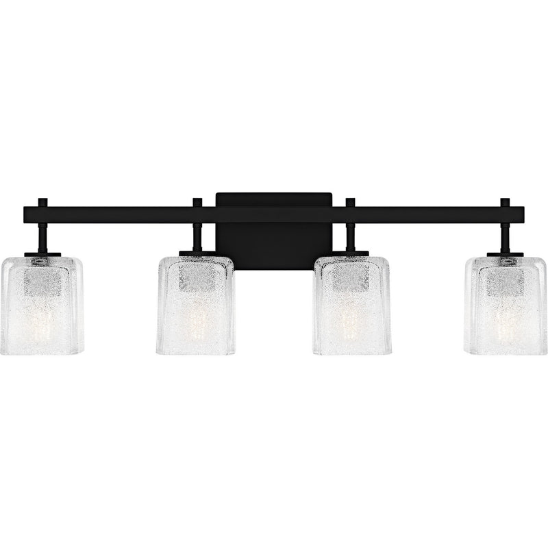 Quoizel BTH8631MBK Four Light Bath, Matte Black