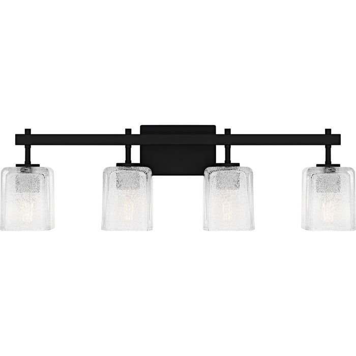 Quoizel BTH8631MBK Four Light Bath, Matte Black