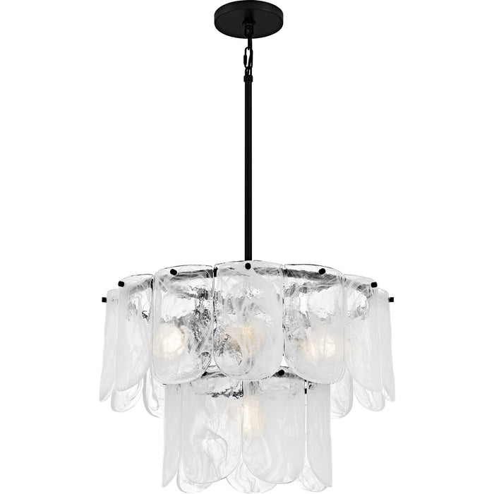Quoizel CAS2824MBK Five Light Pendant, Matte Black