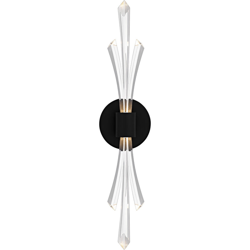 Quoizel CCY8805MBK LED Wall Sconce, Matte Black