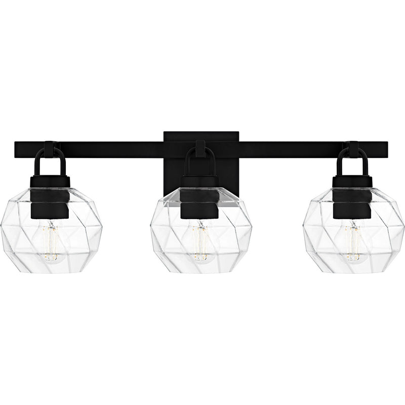 Quoizel CIA8624MBK Three Light Bath, Matte Black