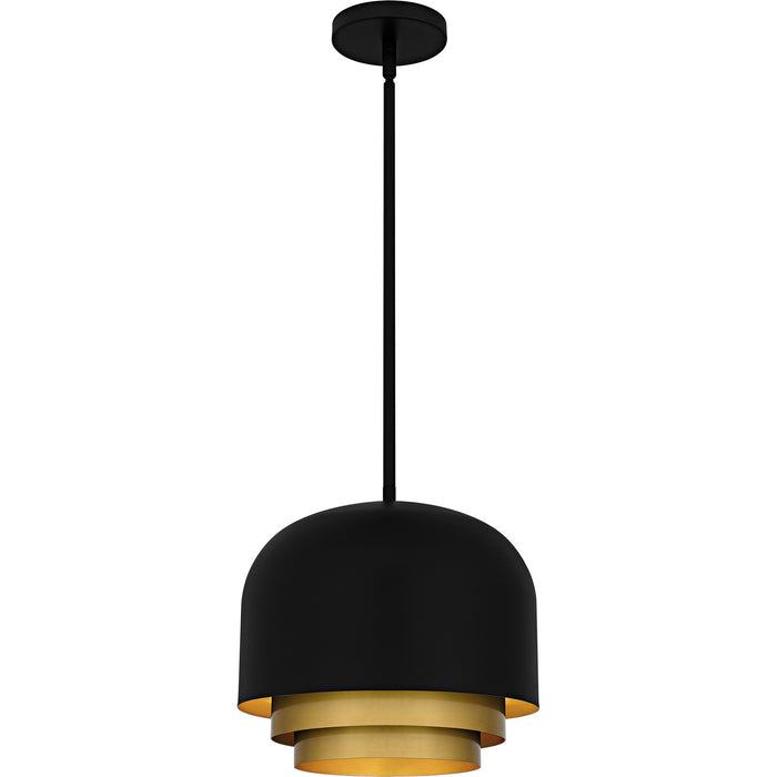 Quoizel FRK1812MBK Three Light Pendant, Matte Black