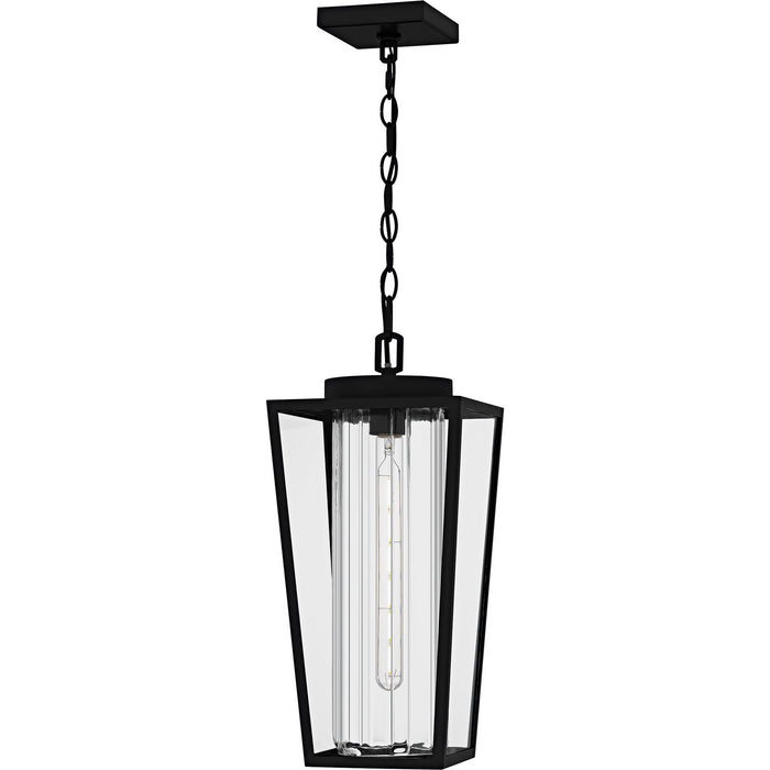 Quoizel JET1509MBK One Light Mini Pendant, Matte Black