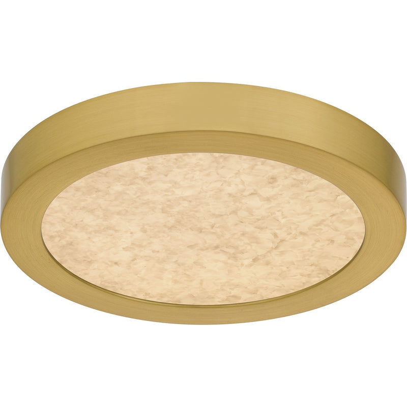 Quoizel OSTA1708BRG LED Flush Mount, Brushed Gold