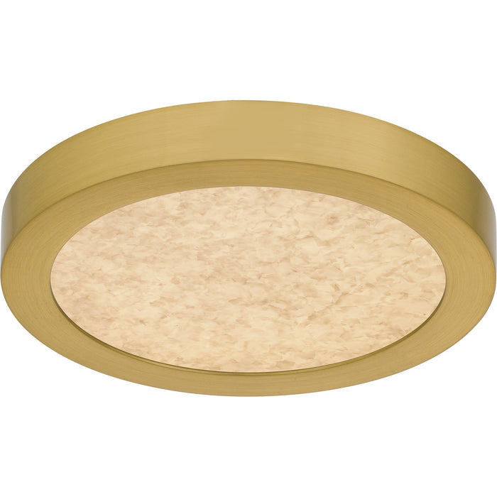 Quoizel OSTA1708BRG LED Flush Mount, Brushed Gold