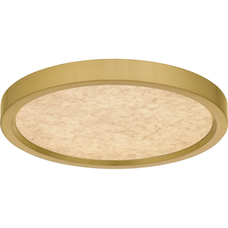 Quoizel OSTA1711BRG LED Flush Mount, Brushed Gold