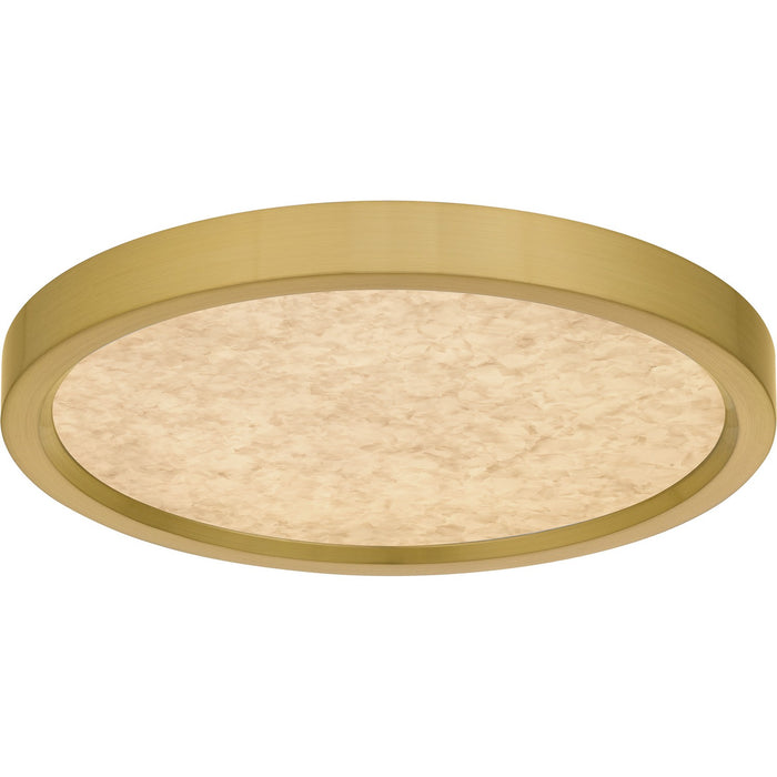 Quoizel OSTA1711BRG LED Flush Mount, Brushed Gold