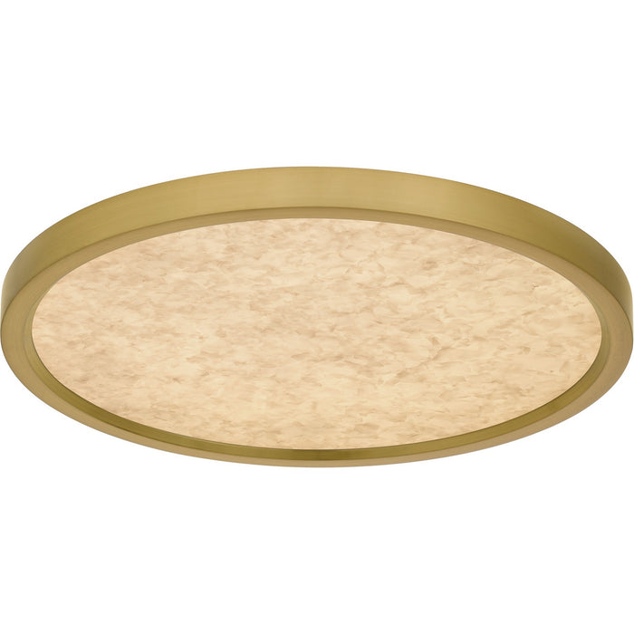 Quoizel OSTA1715BRG LED Flush Mount, Brushed Gold