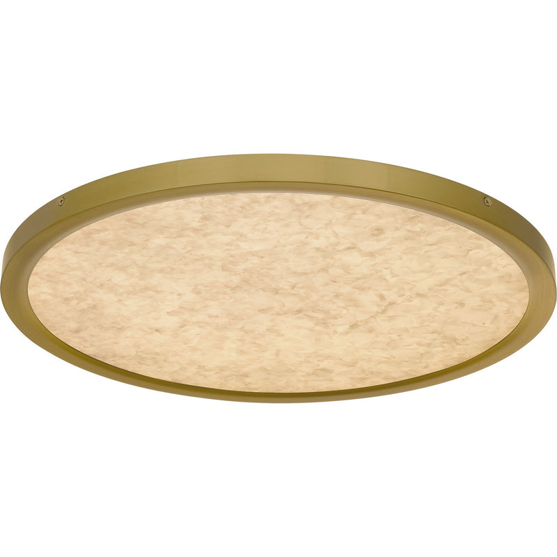 Quoizel OSTA1720BRG LED Flush Mount, Brushed Gold
