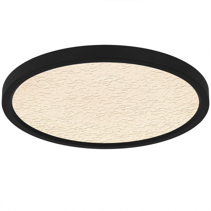 Quoizel OSTC1715EK LED Flush Mount, Earth Black