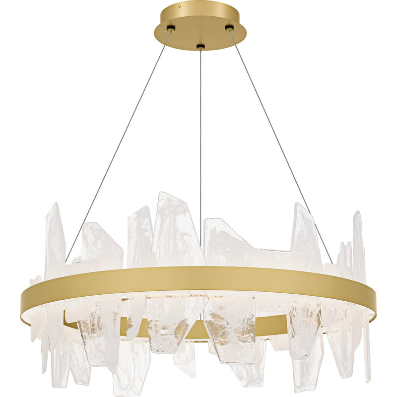 Quoizel PCAUR5030SGD LED Chandelier, Soft Gold
