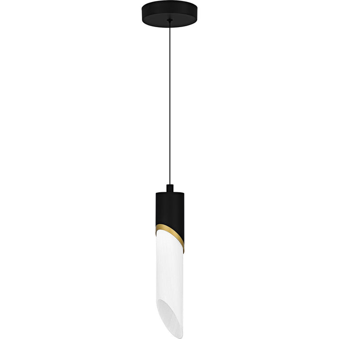 Quoizel PCAYS1503MBK LED Mini Pendant, Matte Black