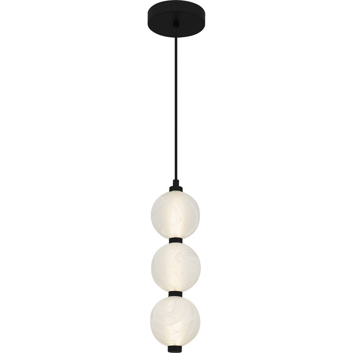 Quoizel PCCAD1505MBK LED Mini Pendant, Matte Black