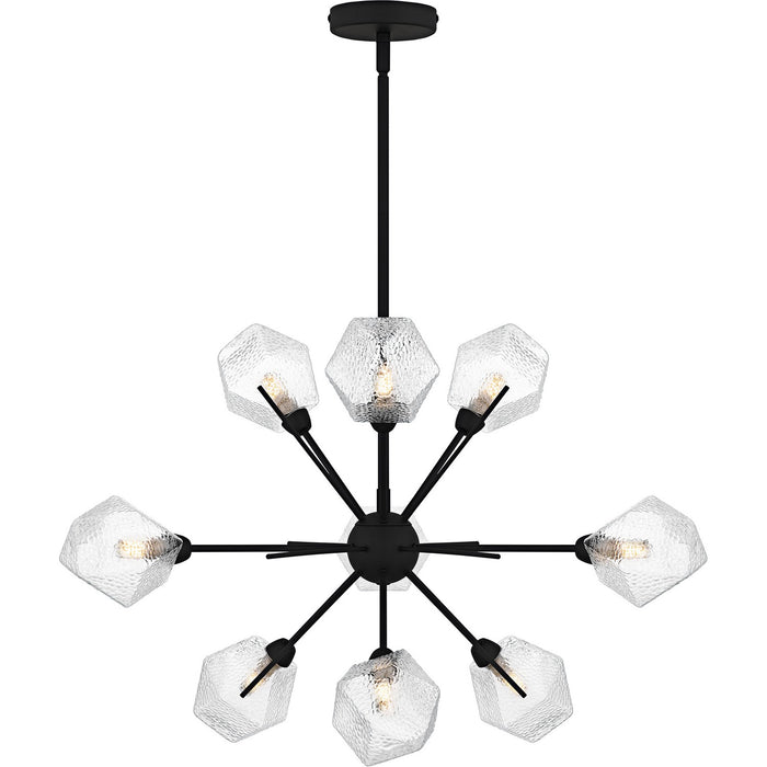 Quoizel PCSVD5034EK Nine Light Chandelier, Earth Black