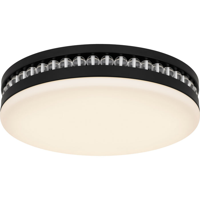 Quoizel QFL6785MBK LED Flush Mount, Matte Black