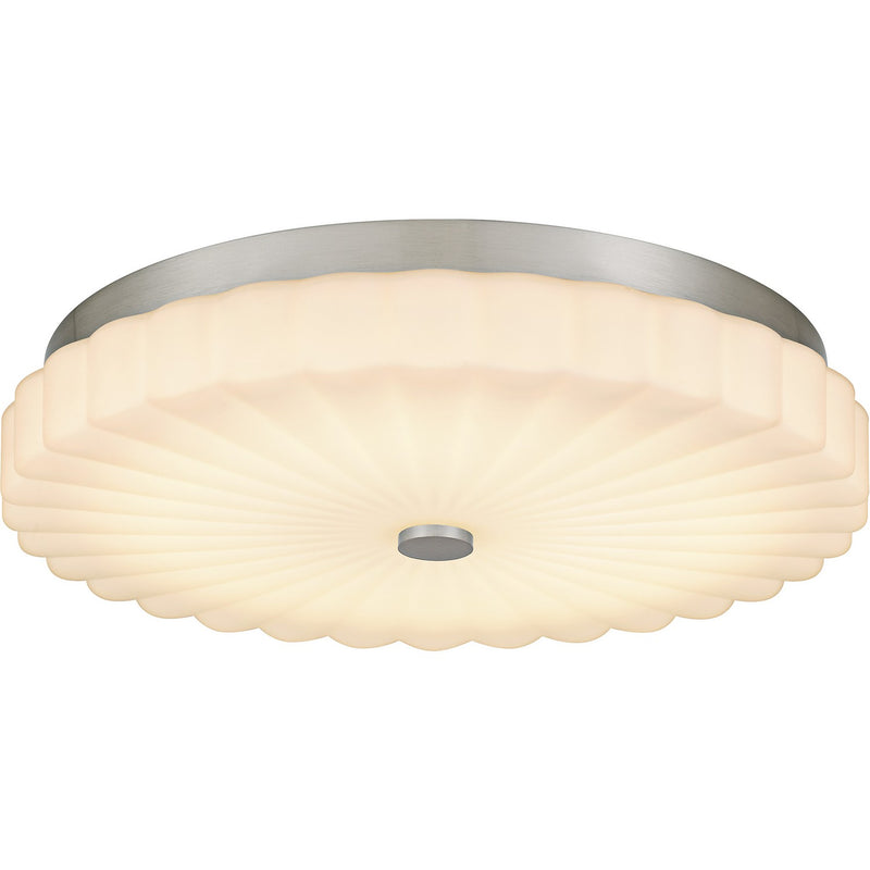 Quoizel QFL6787BN LED Flush Mount, Brushed Nickel
