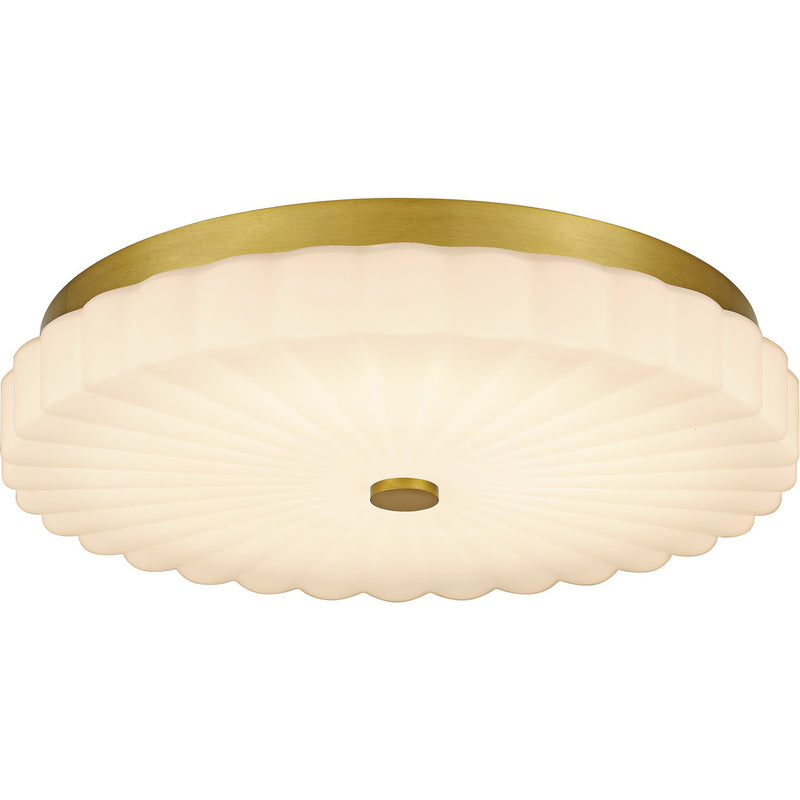 Quoizel QFL6787BRG LED Flush Mount, Brushed Gold