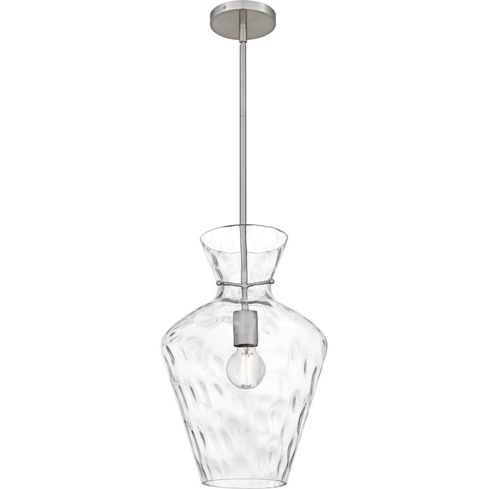 Quoizel QMP6806BN One Light Pendant, Brushed Nickel