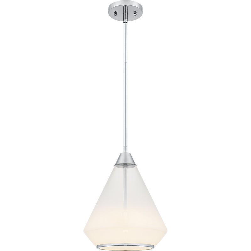 Quoizel QP6750C One Light Mini Pendant, Polished Chrome
