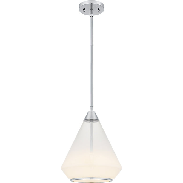 Quoizel QP6750C One Light Mini Pendant, Polished Chrome
