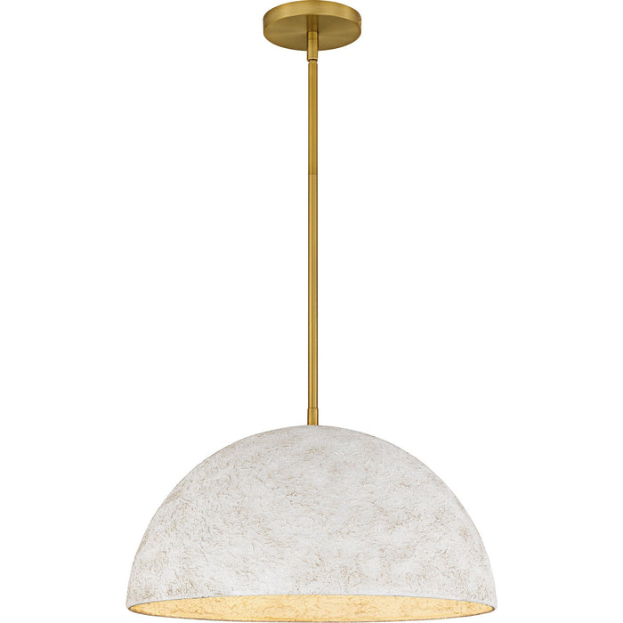 Quoizel QP6768BRG Three Light Pendant, Brushed Gold