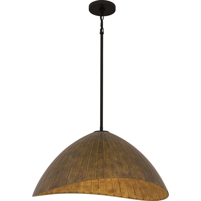 Quoizel QP6788MBK Four Light Pendant, Matte Black