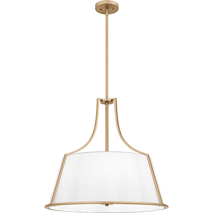 Quoizel QP6802BGD Five Light Pendant, Bronze Gold