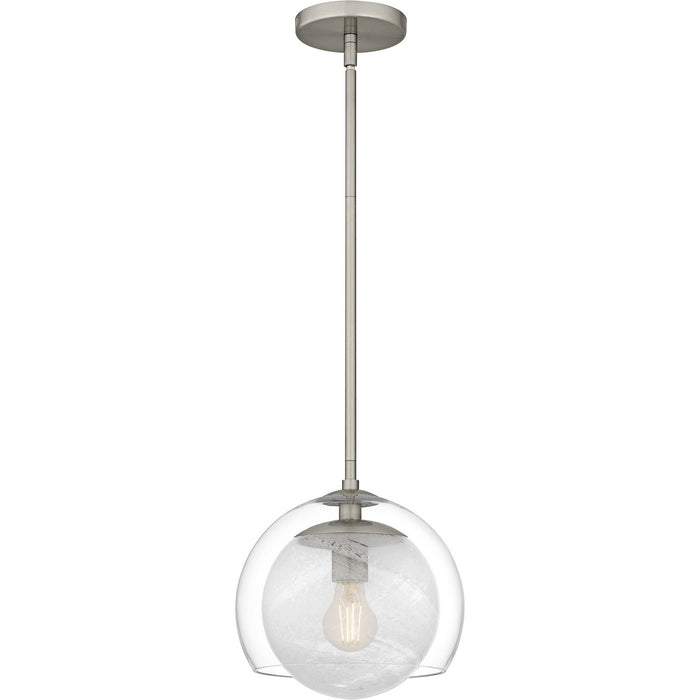 Quoizel QPP6774BN One Light Mini Pendant, Brushed Nickel