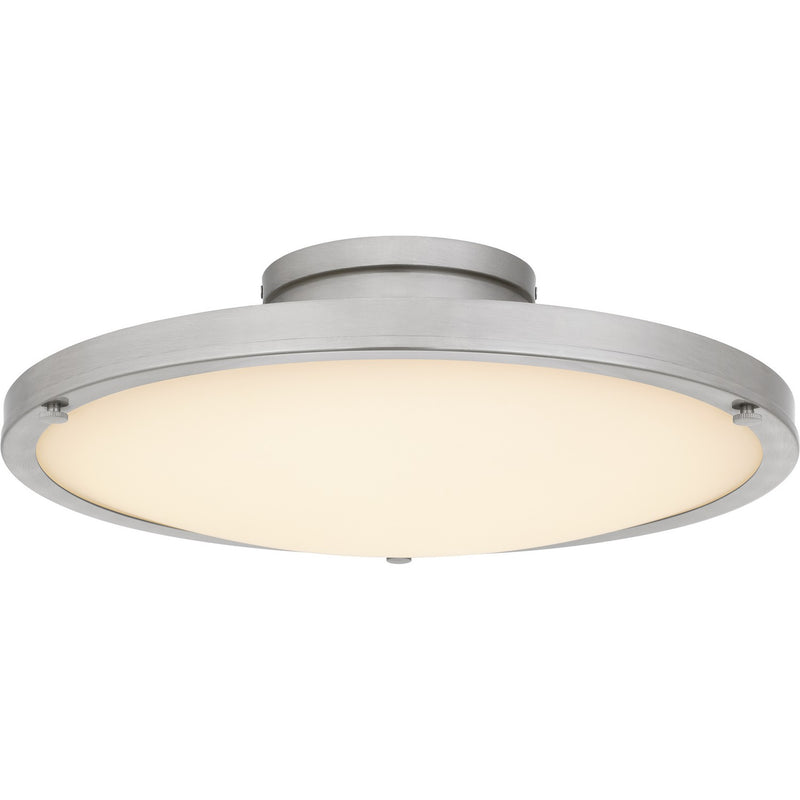 Quoizel QSF6784BN LED Semi-Flush Mount, Brushed Nickel