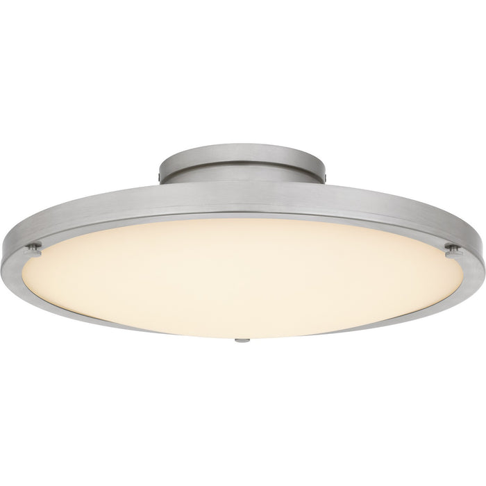 Quoizel QSF6784BN LED Semi-Flush Mount, Brushed Nickel