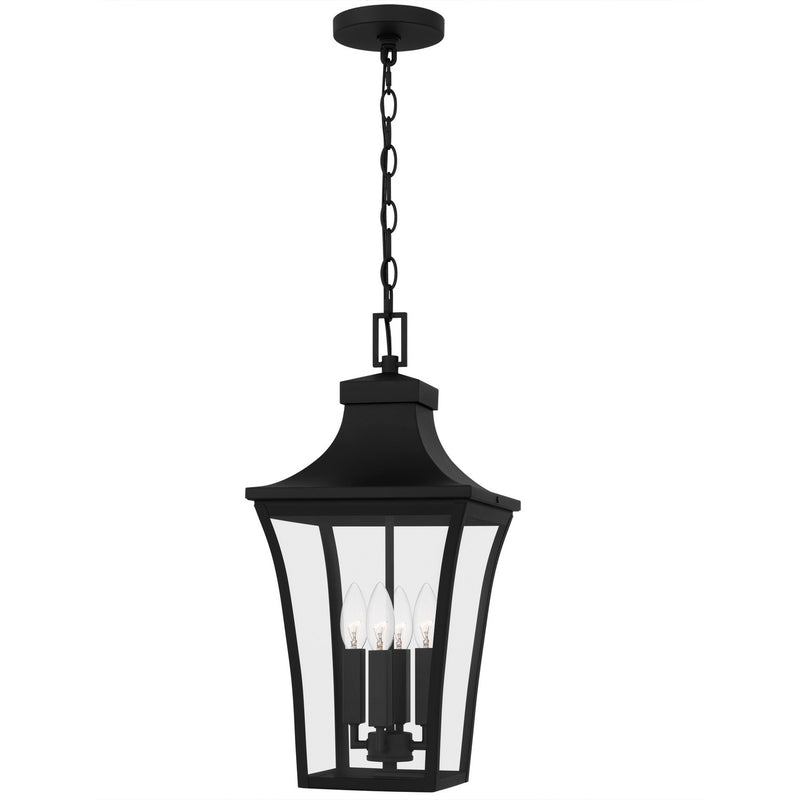Quoizel QTN1510EK Four Light Pendant, Earth Black