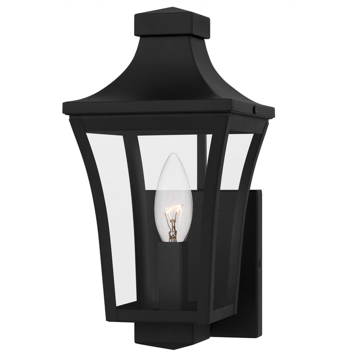 Quoizel QTN8406EK One Light Outdoor Wall Lantern, Earth Black