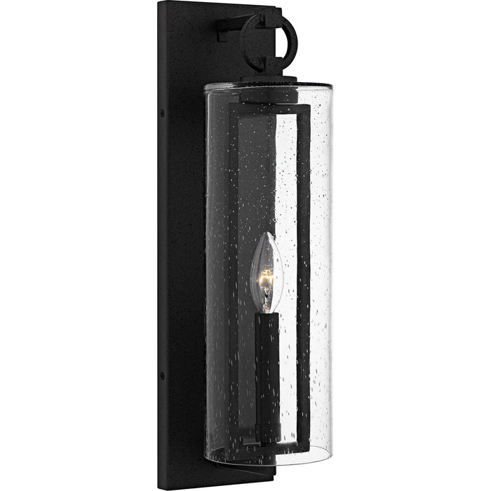 Quoizel RDN8405SBK One Light Outdoor Wall Lantern, Stone Black