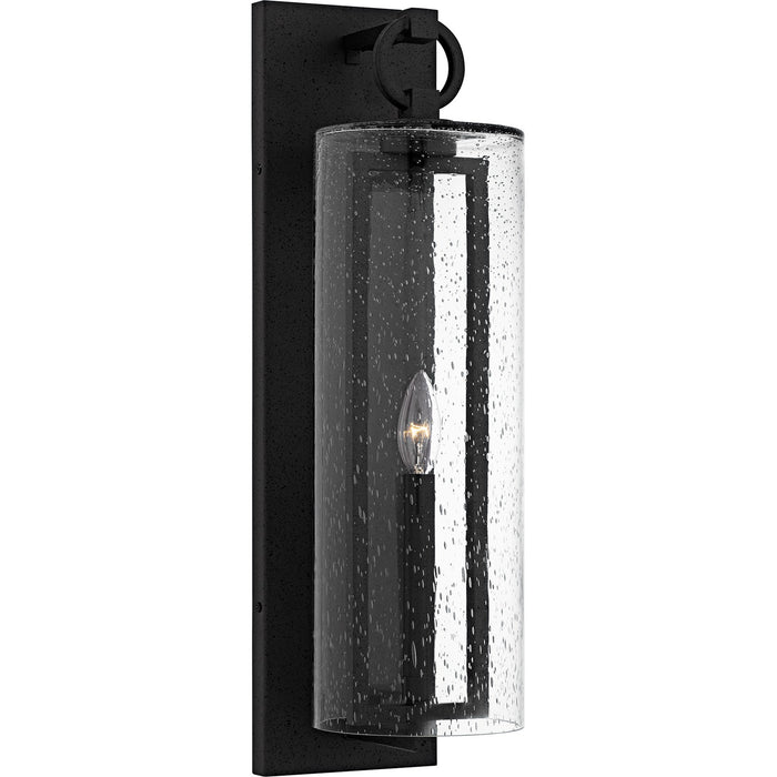 Quoizel RDN8406SBK One Light Outdoor Wall Lantern, Stone Black
