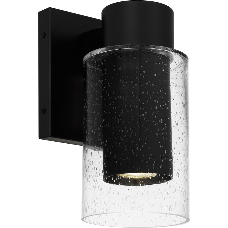 Quoizel SAW8004MBK LED Outdoor Wall Lantern, Matte Black