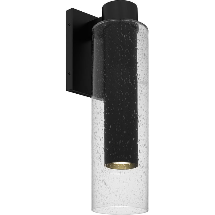 Quoizel SAW8105MBK LED Outdoor Wall Lantern, Matte Black