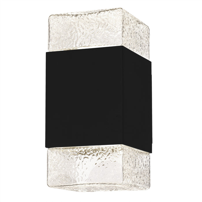 Quoizel SAX8305MBK LED Outdoor Wall Lantern, Matte Black