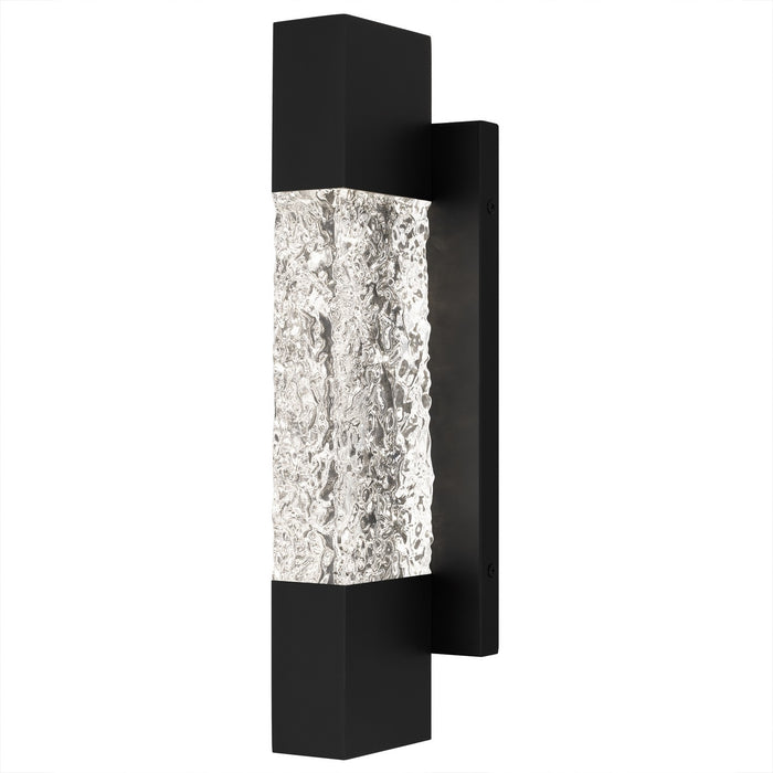 Quoizel SOL8404MBK LED Outdoor Wall Lantern, Matte Black