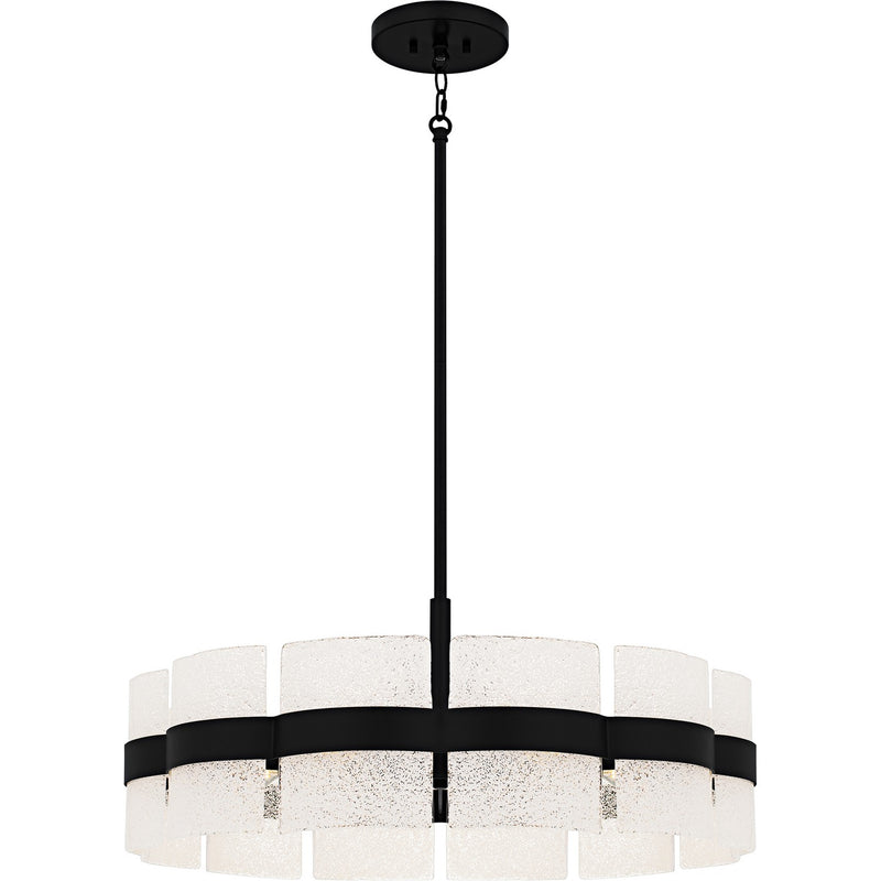 Quoizel SWE2830MBK Six Light Pendant, Matte Black
